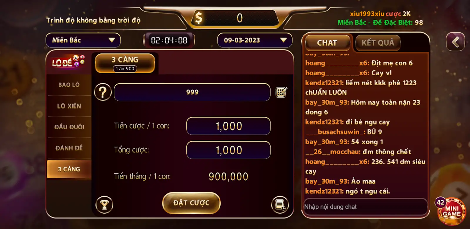 Khám phá thông tin đầy đủ về trò chơi lô đề 1 ăn 900 trên cổng game bài Vip79