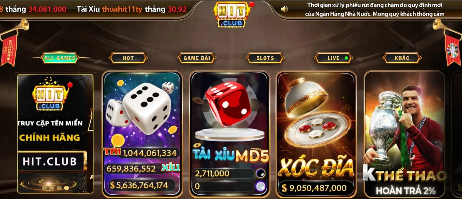 Trò chơi Thần Tài cổng game Hitclub mang lại cơ hội thưởng lớn khi chơi game nổ hũ