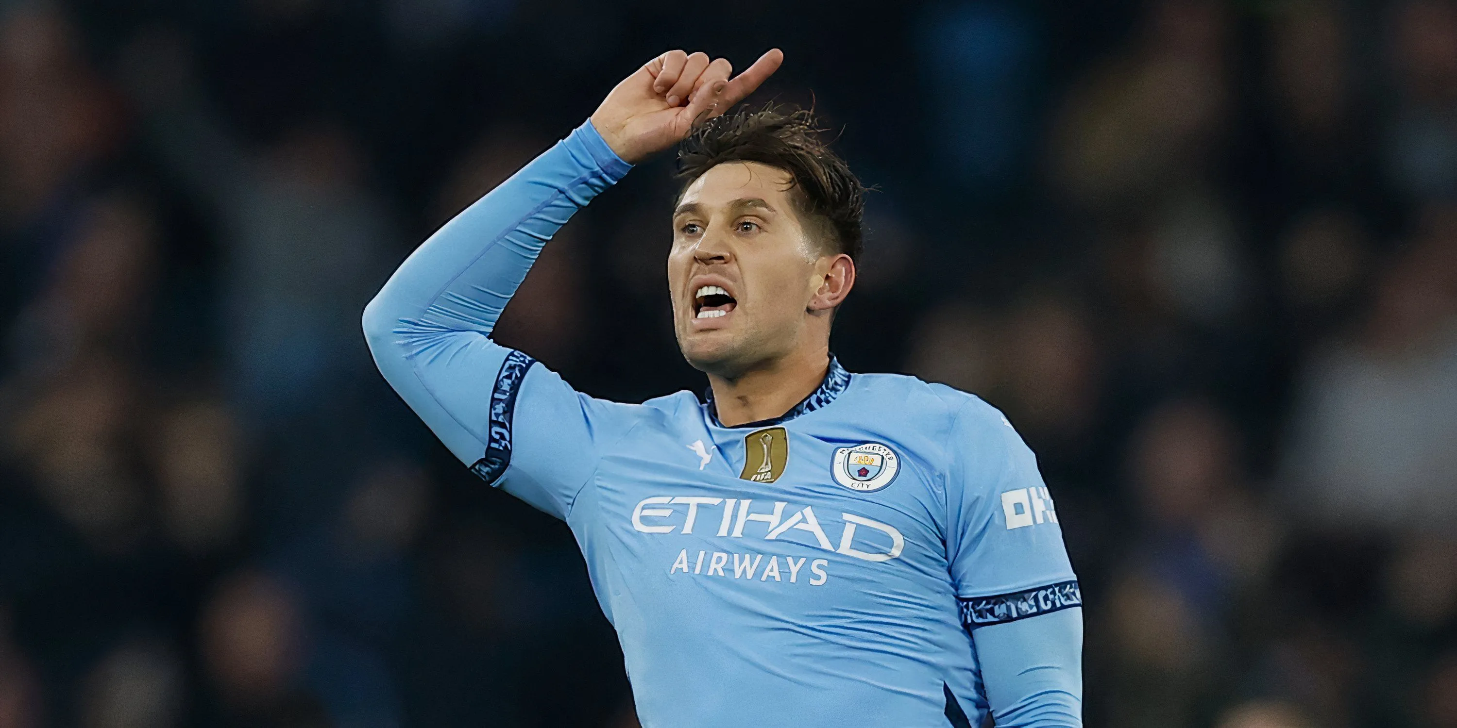 Hậu vệ John Stones của Manchester City trong trận đấu Premier League