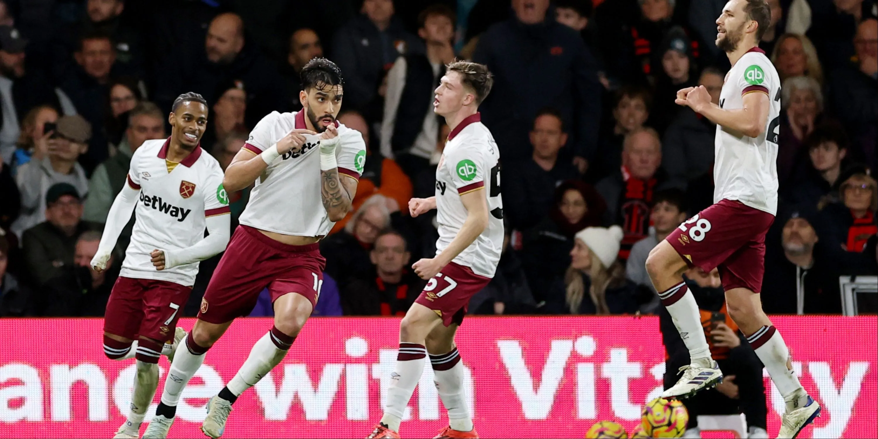 Lucas Paqueta thi đấu cho West Ham, mục tiêu chuyển nhượng tiềm năng của Man City hè này