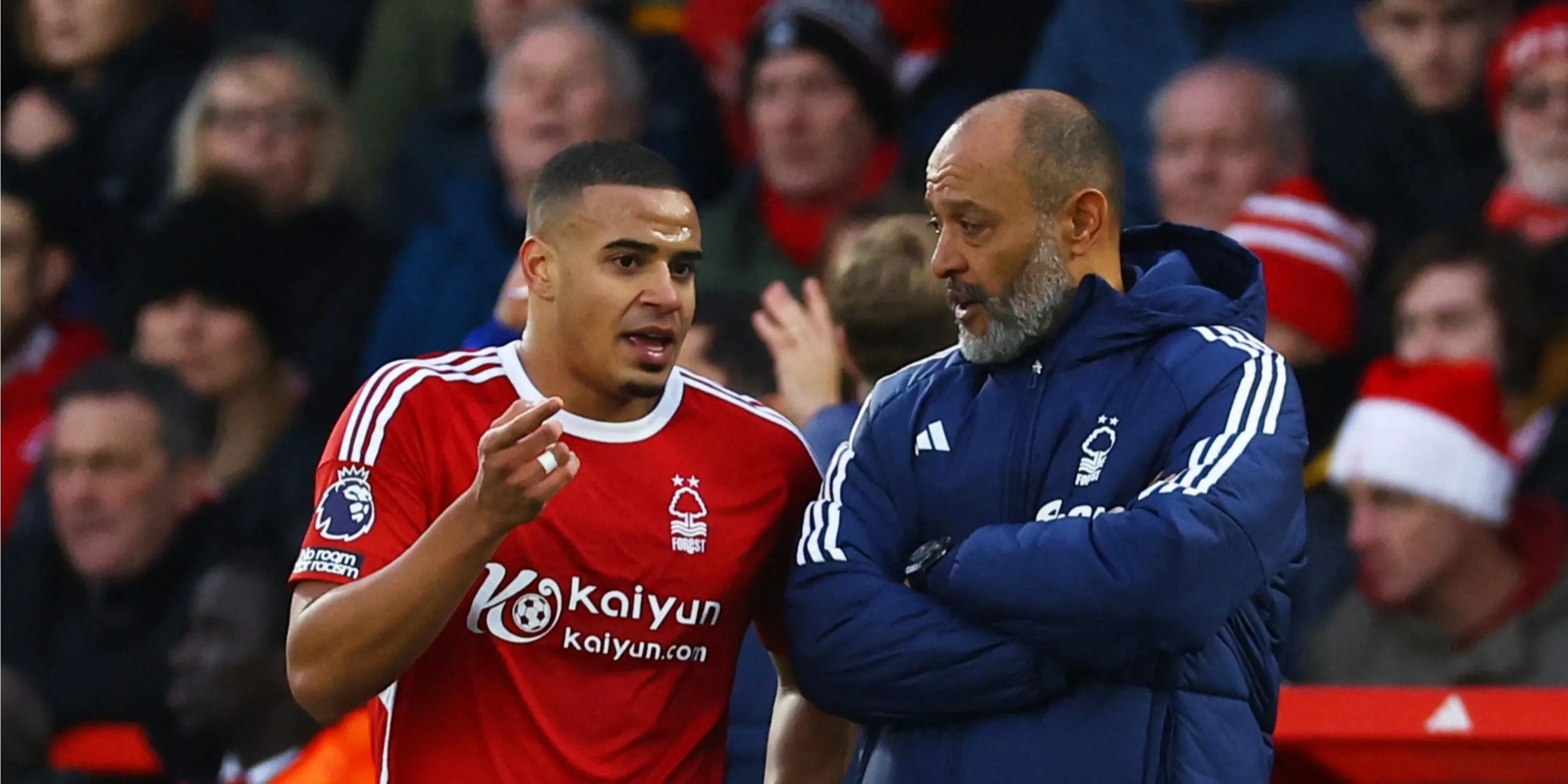 Murillo trong màu áo Nottingham Forest thể hiện khả năng phòng ngự ấn tượng