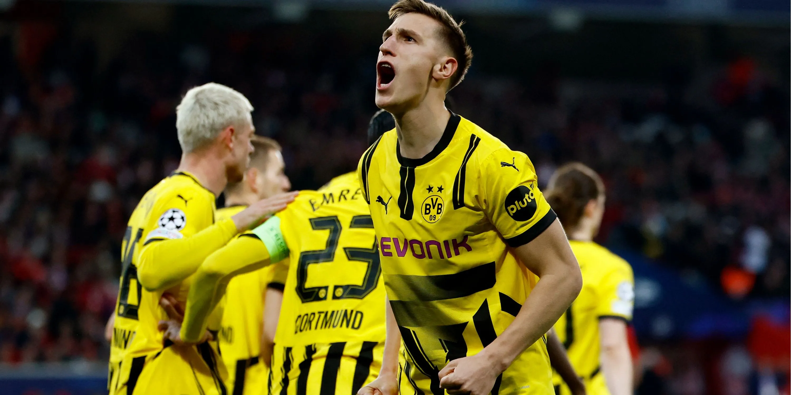 Nico Schlotterbeck trong màu áo Borussia Dortmund, một ví dụ về mục tiêu chuyển nhượng tiềm năng