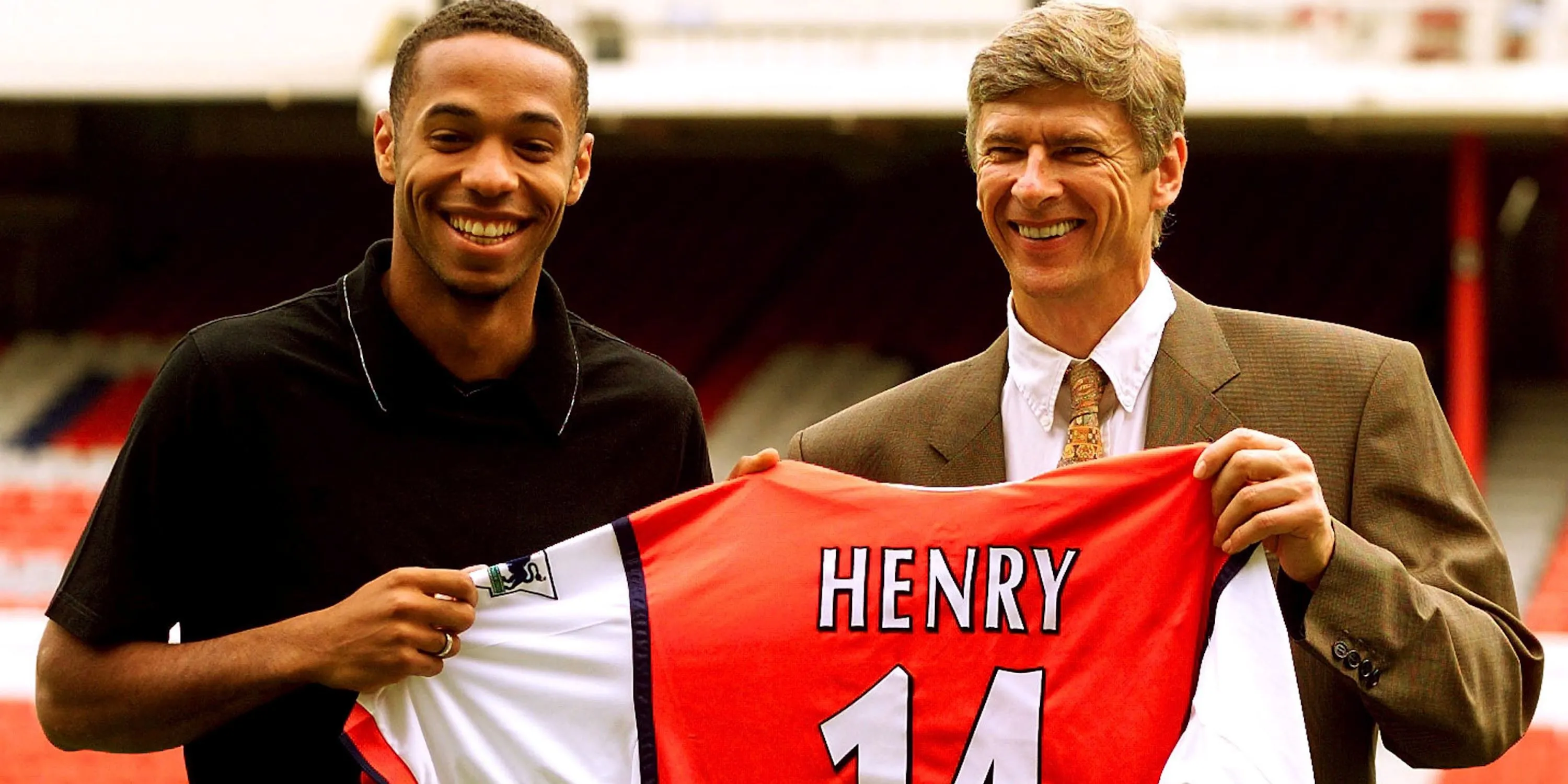 Thierry Henry, huyền thoại Arsenal và HLV Arsene Wenger, người đã định hình sự nghiệp của anh tại Ngoại hạng Anh