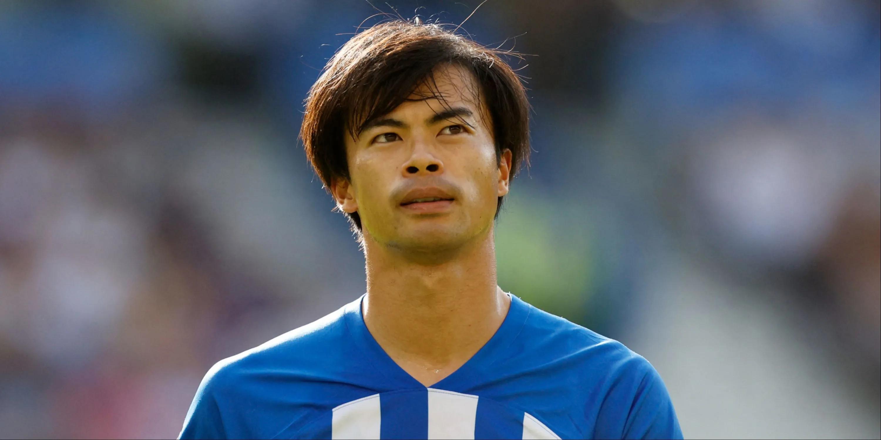 Tiền vệ Kaoru Mitoma của Brighton &amp; Hove Albion, một trong những cầu thủ được trả lương cao tại đội bóng
