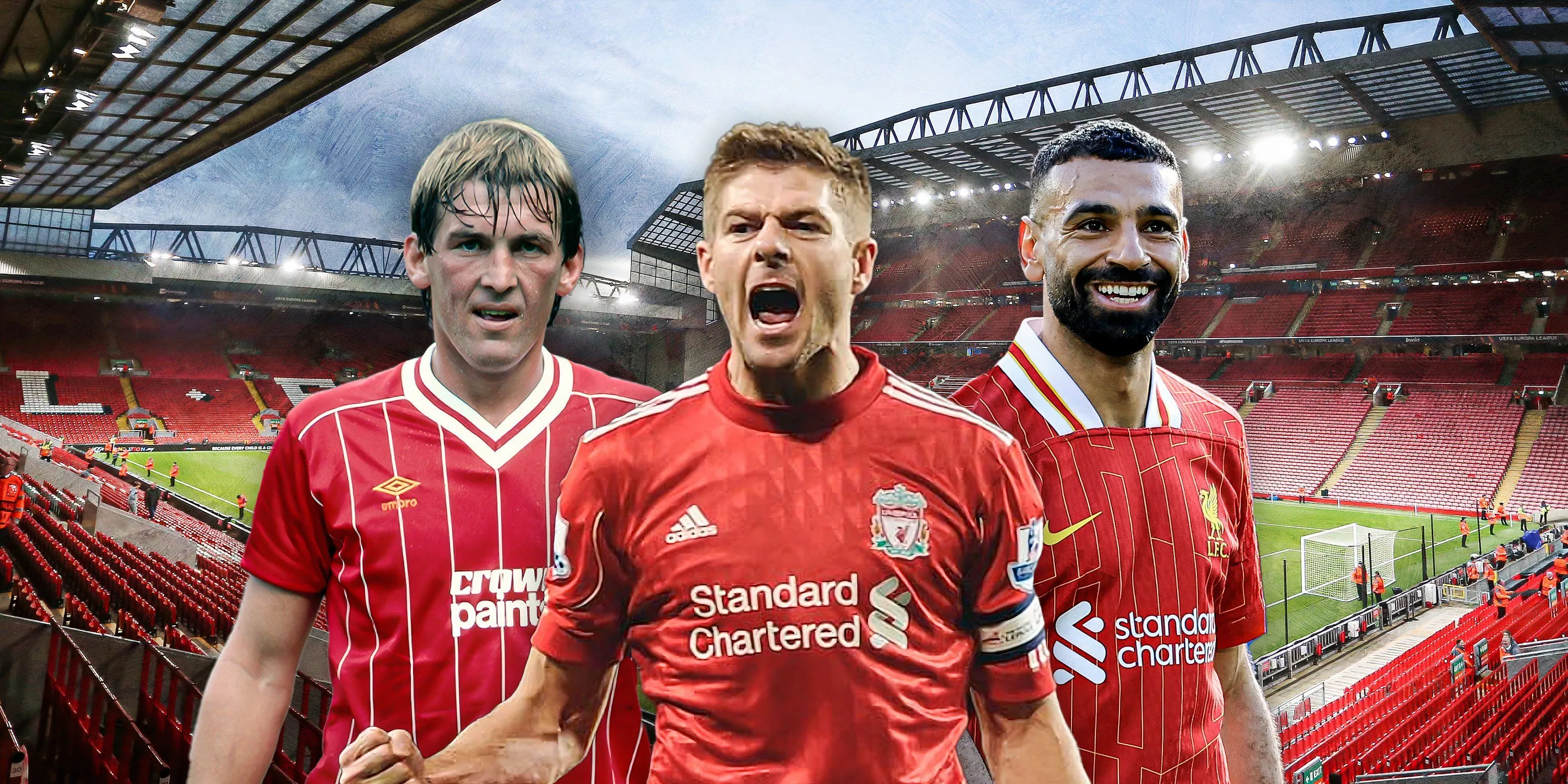 Xếp hạng các huyền thoại Liverpool vĩ đại nhất lịch sử gồm Kenny Dalglish, Steven Gerrard và Mohamed Salah