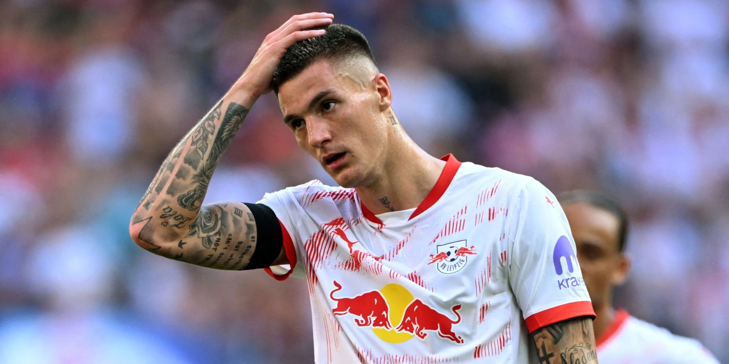 Benjamin Sesko trong màu áo RB Leipzig, mục tiêu chuyển nhượng hàng đầu của Arsenal