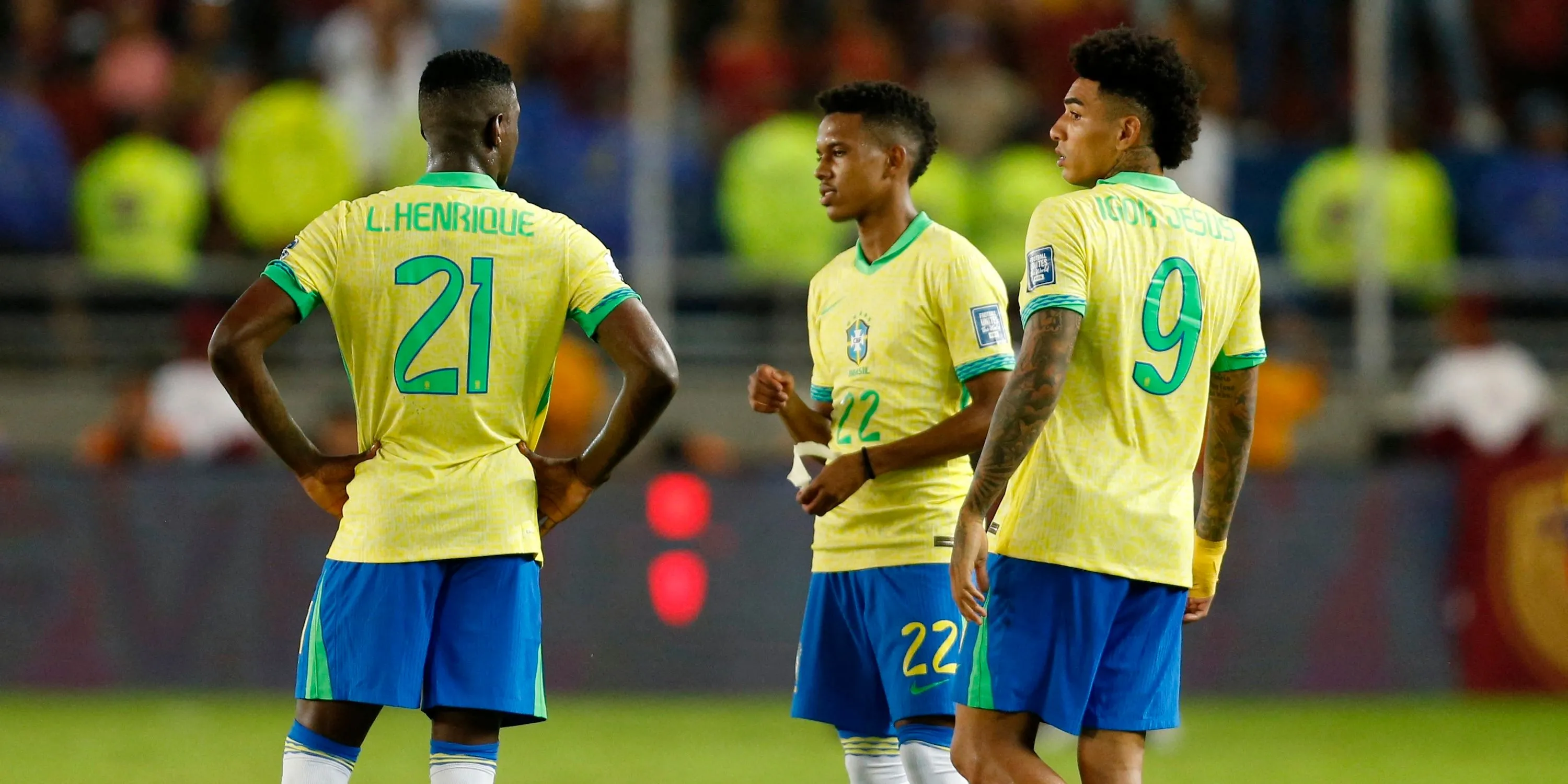 Estevao Willian, Igor Jesus và Luiz Henrique của Brazil