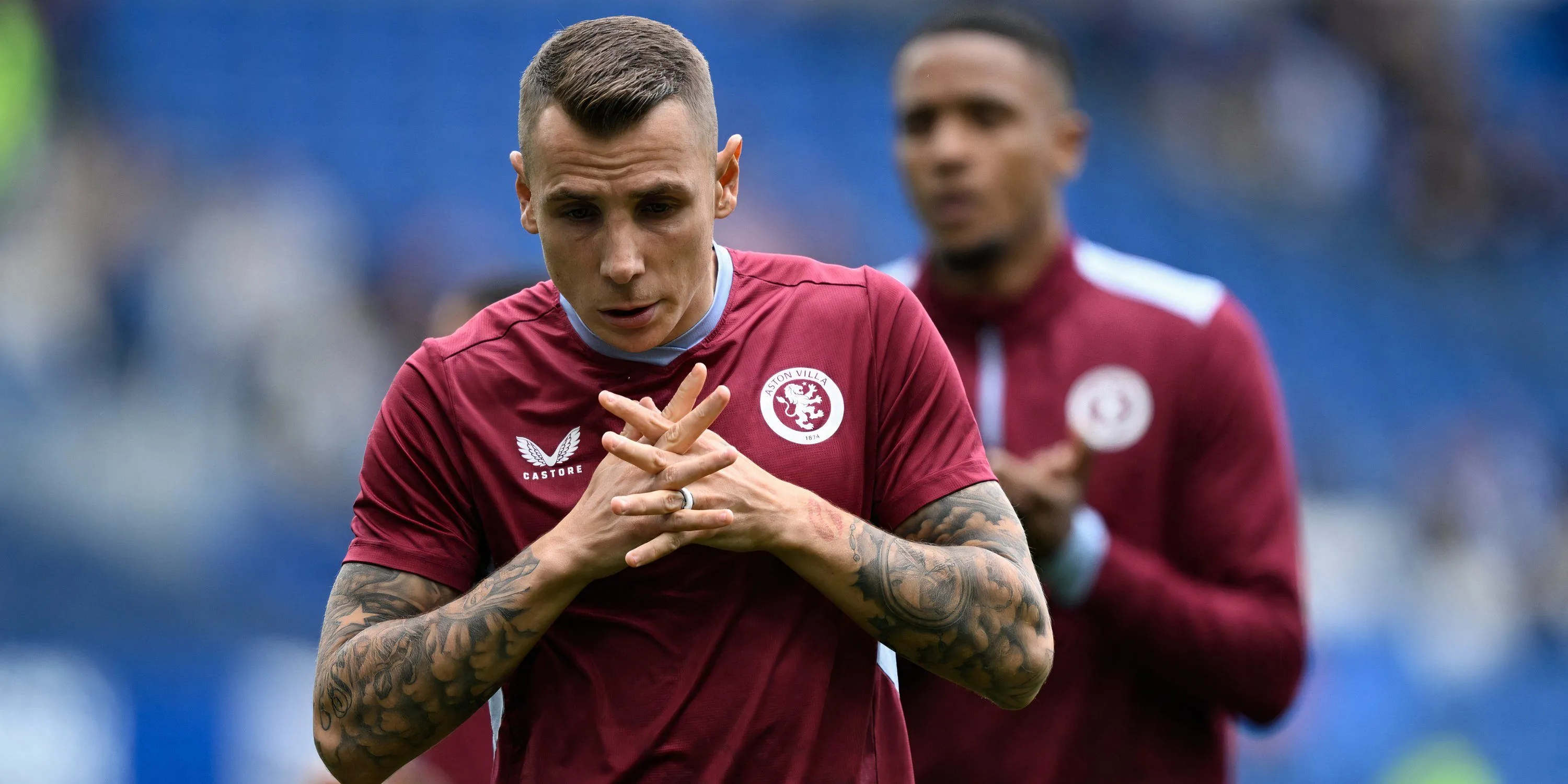 Hậu vệ Lucas Digne của Aston Villa đang đàm phán với Atlético Madrid