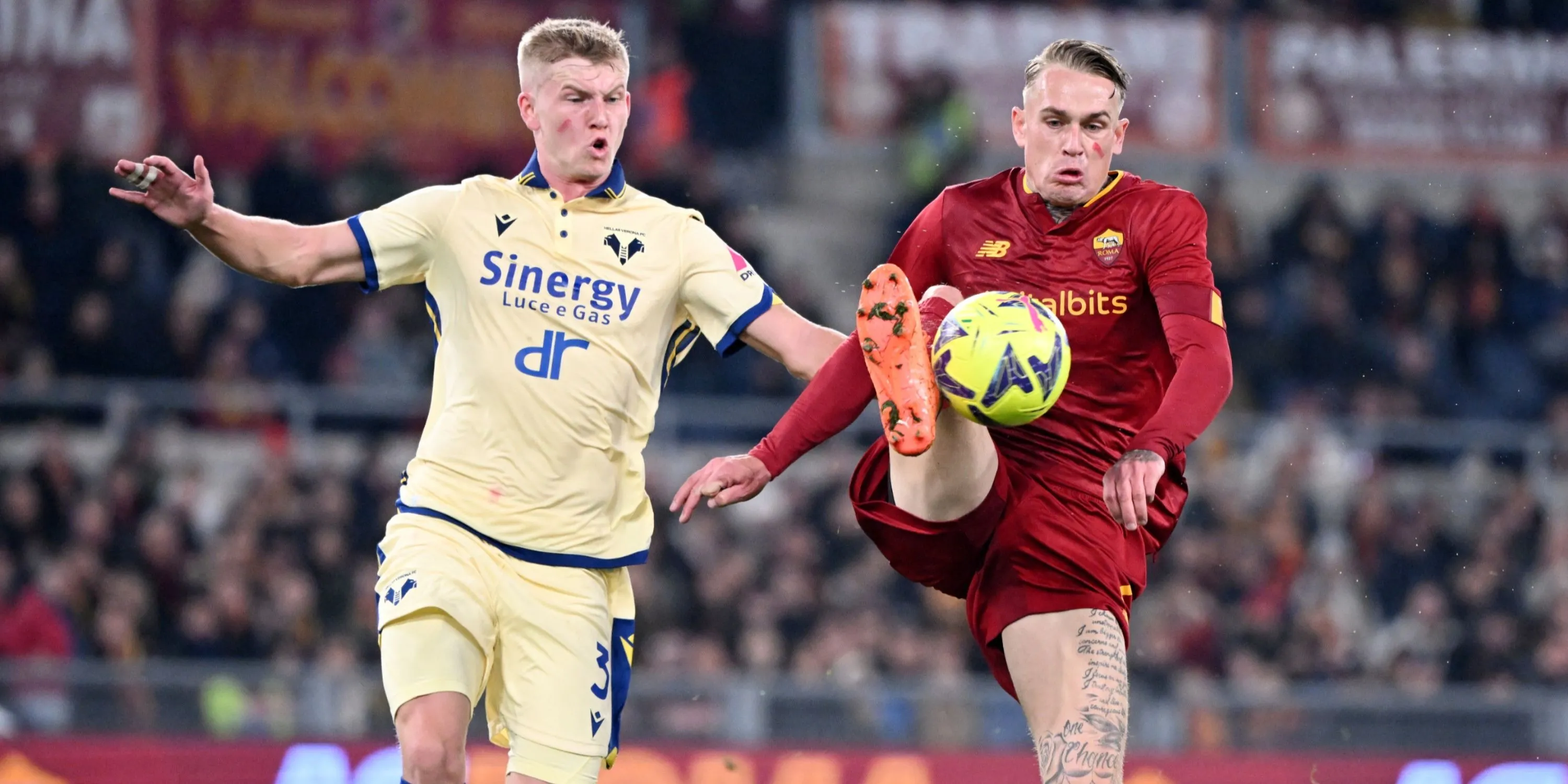 Josh Doig trong màu áo Hellas Verona