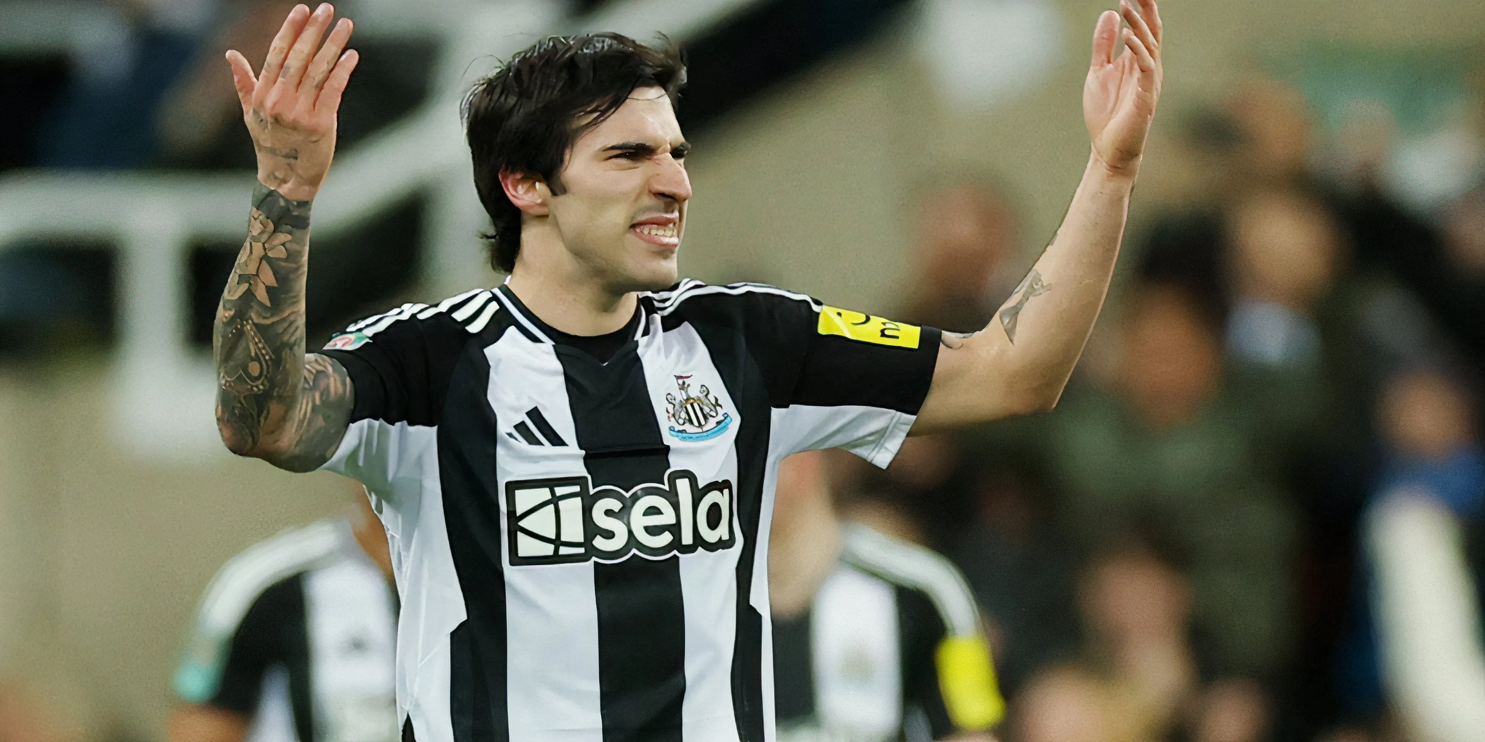 Tiền vệ Sandro Tonali của Newcastle tại Premier League