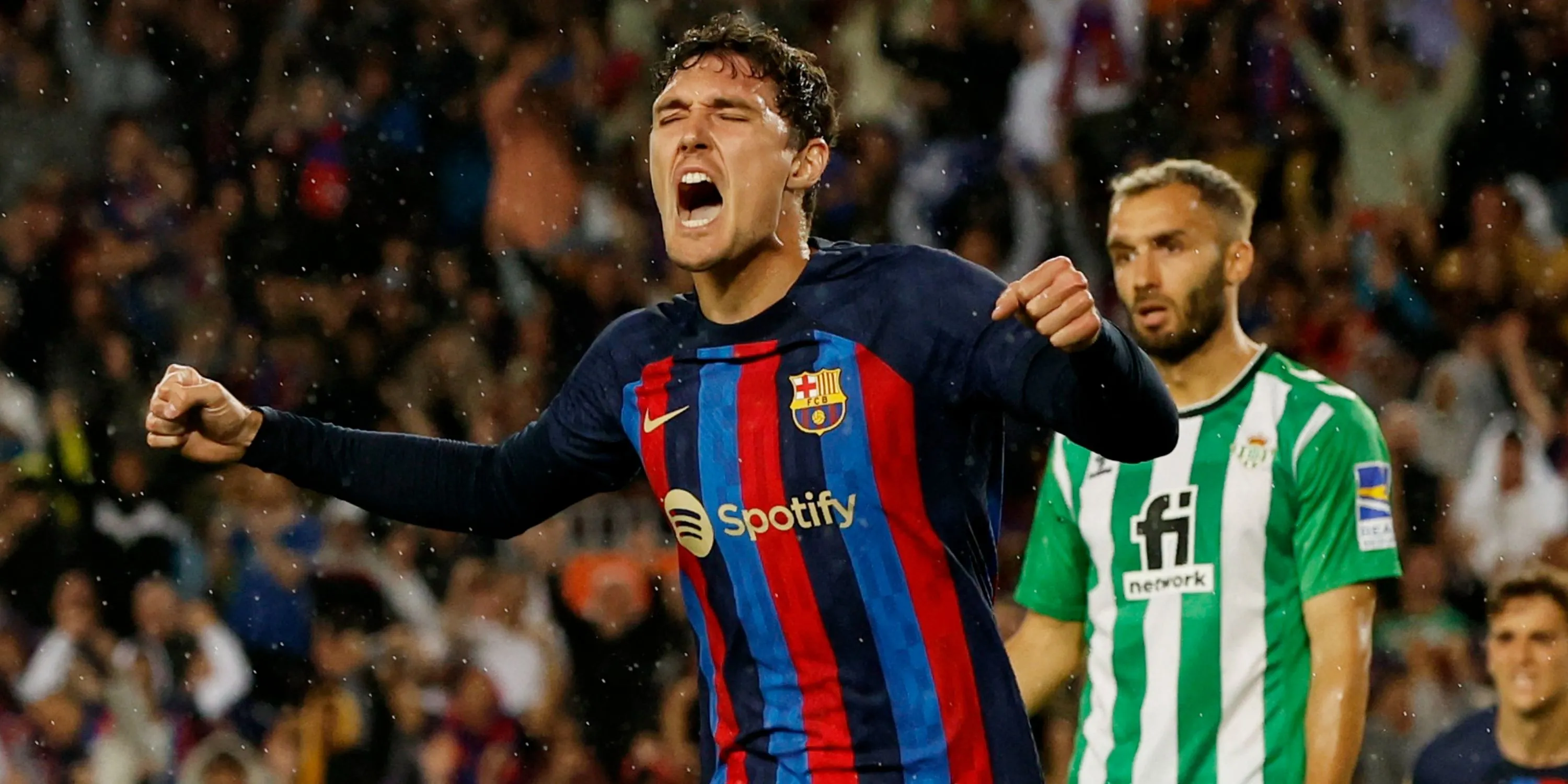 Trung vệ Andreas Christensen trong màu áo Barcelona