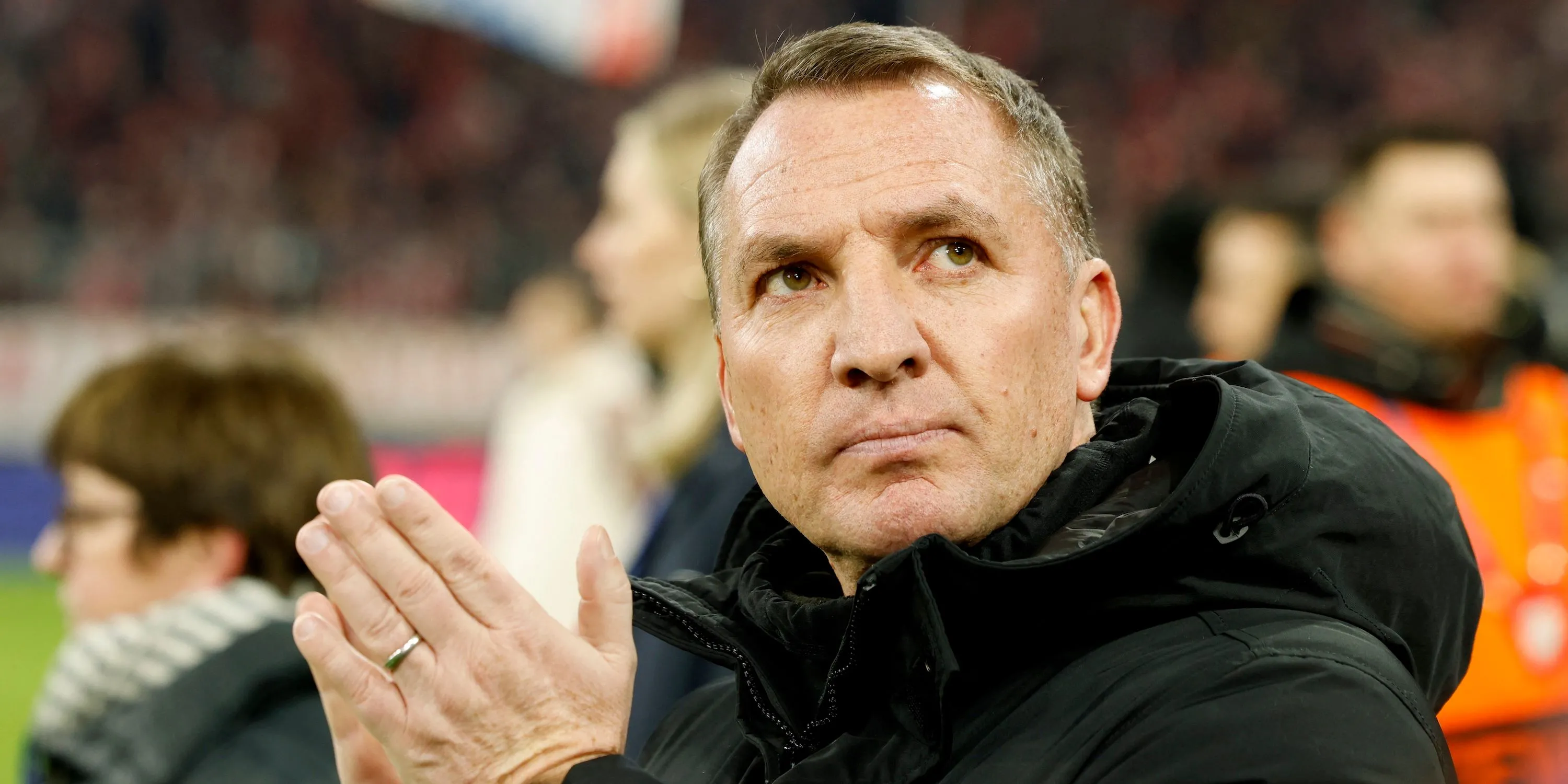 Huấn luyện viên trưởng Celtic Brendan Rodgers trước một trận đấu