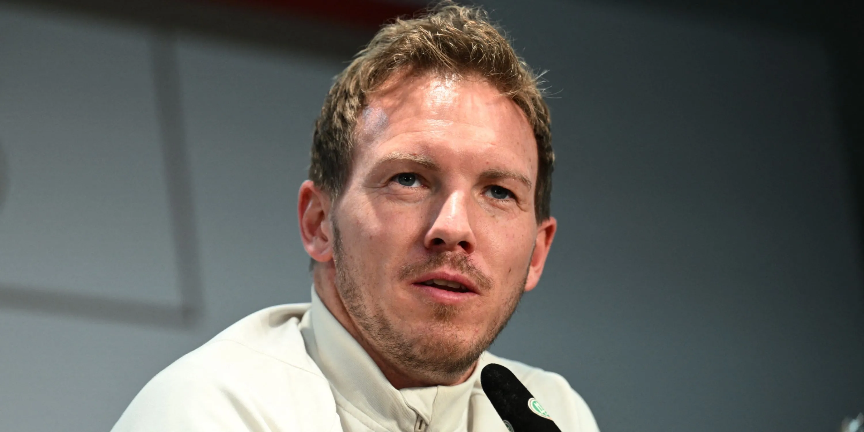 Huấn luyện viên trưởng đội tuyển Đức Julian Nagelsmann trong buổi họp báo