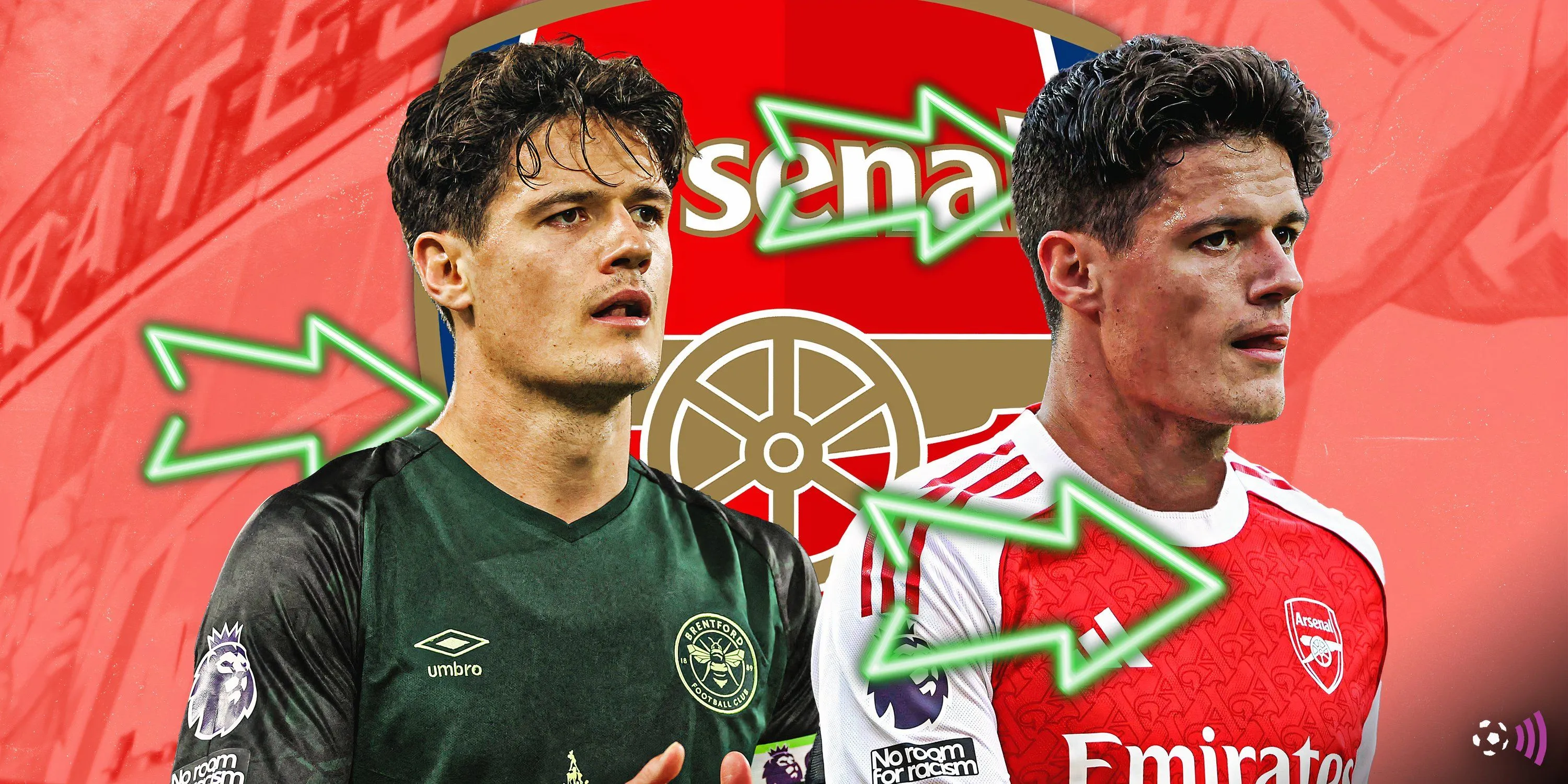 'Tiền vệ Christian Norgaard trong màu áo Brentford, sắp gia nhập Arsenal'