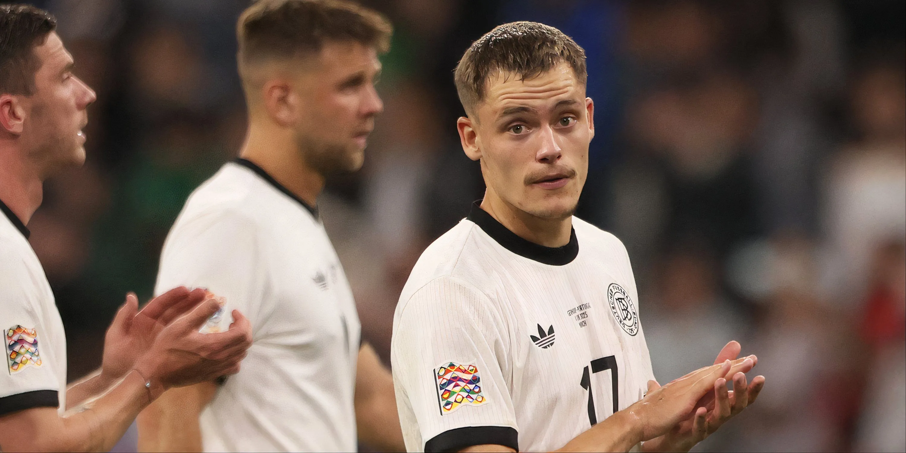 Tiền vệ Florian Wirtz trong màu áo đội tuyển Đức.