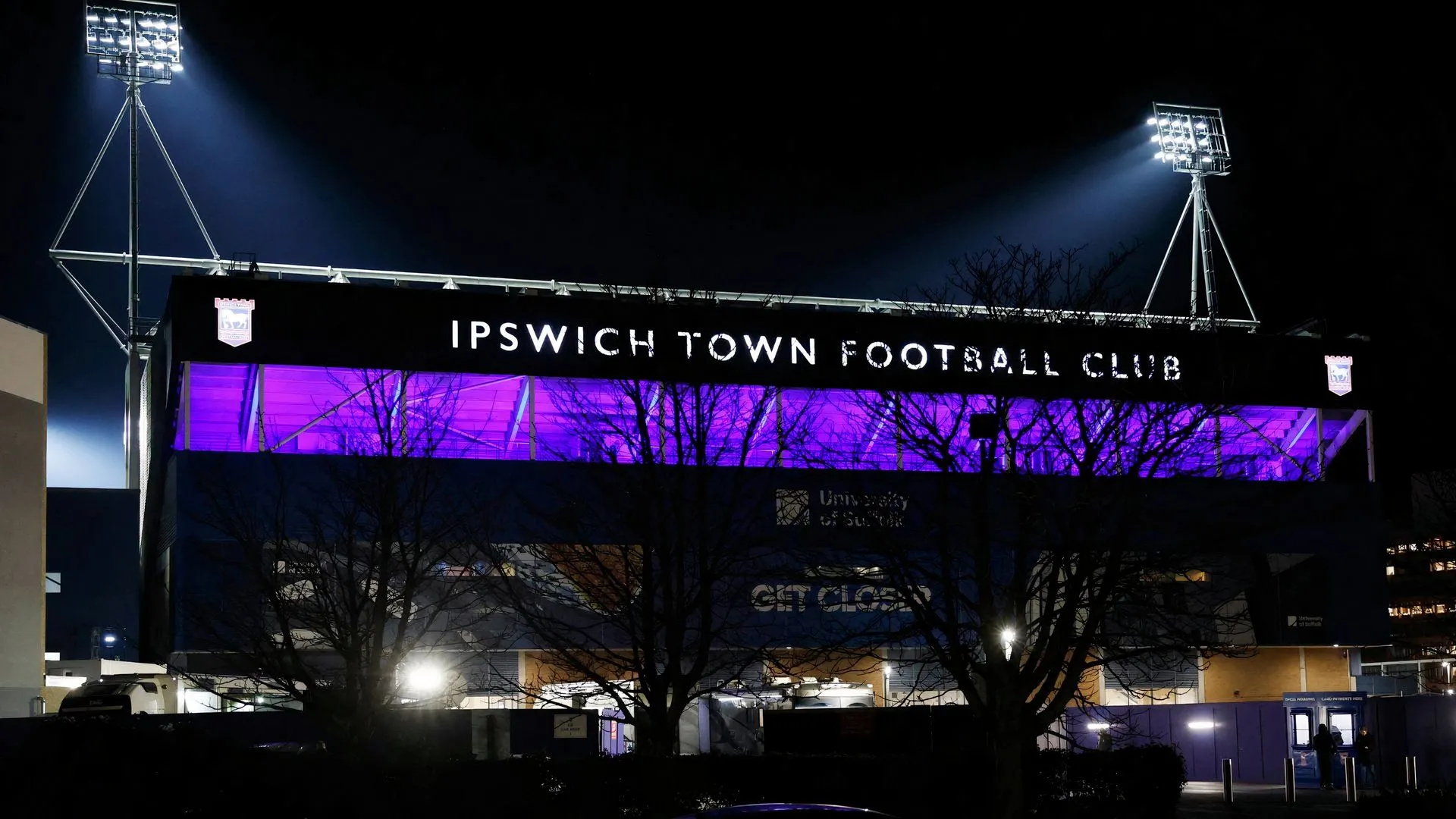 Sân vận động Portman Road, sân nhà của Ipswich Town, nơi đội bóng đang đối mặt với những thử thách lực lượng nghiêm trọng trước mùa giải Championship