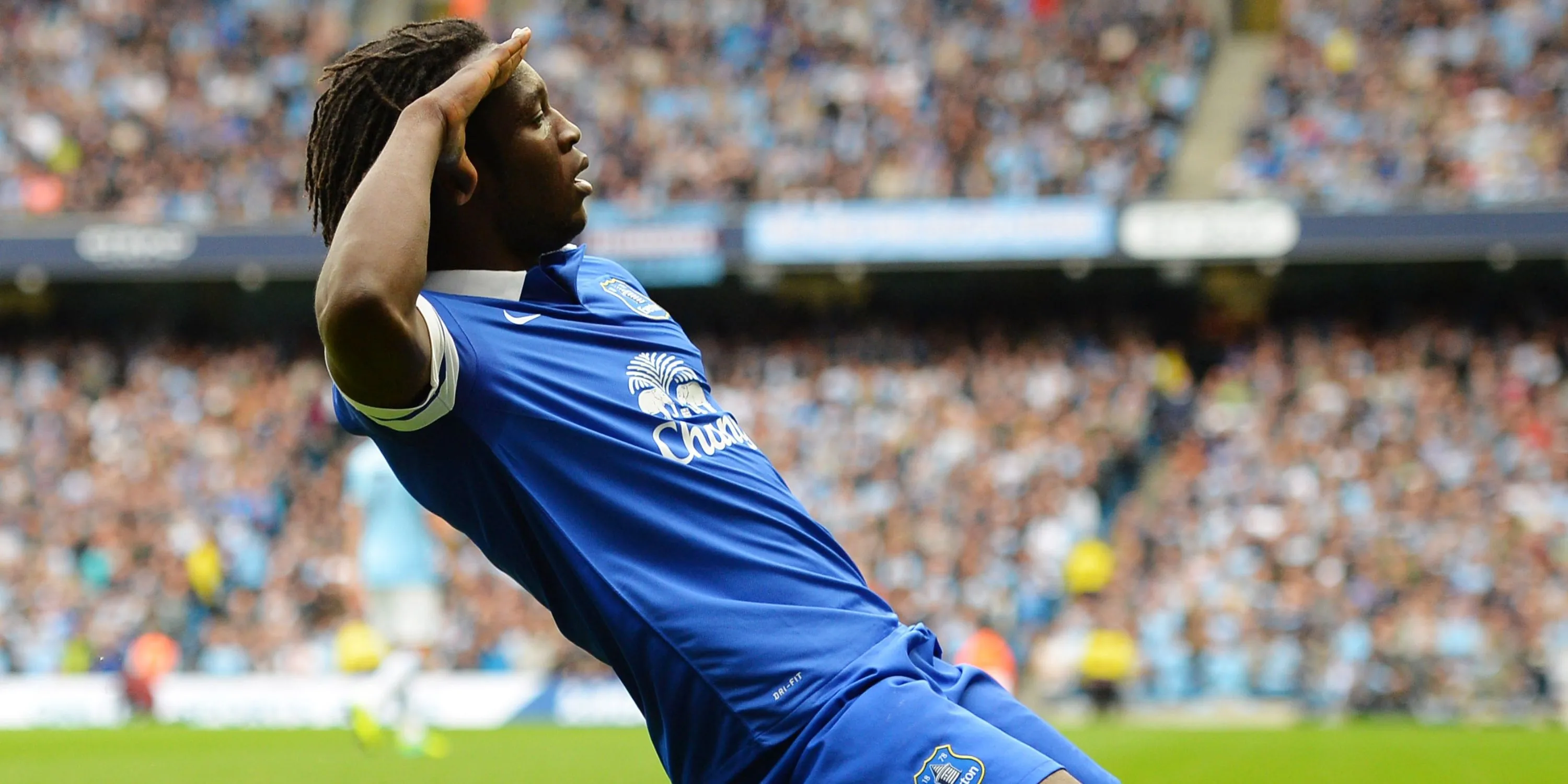 Tiền đạo Romelu Lukaku, biểu tượng ghi bàn mà Moise Kean được kỳ vọng sẽ kế nhiệm tại Everton.